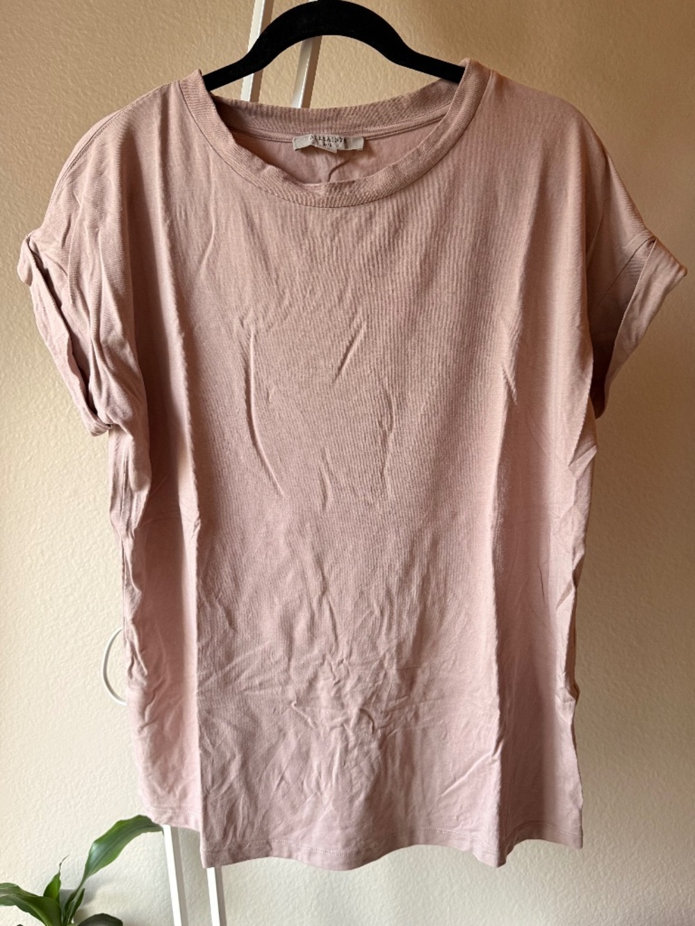 Allsaints Crew Neck Short Sleeve T-Shirt - Size M/L